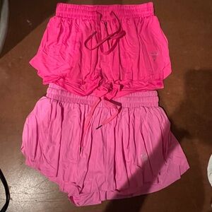Women's Pink Athletic Shorts